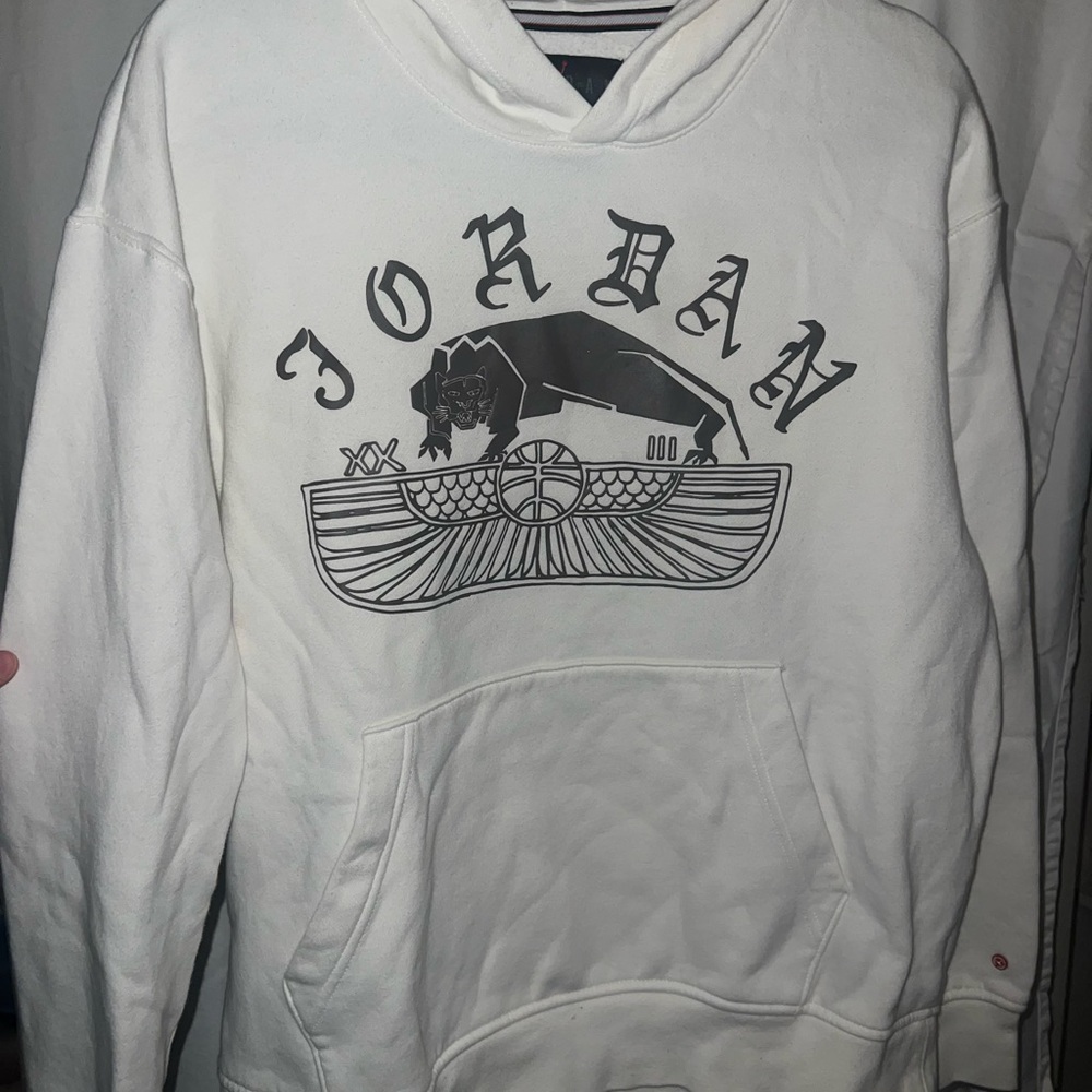 Jordan White Hoodie